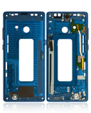 Replacement Mid-Frame Housing Compatible with Samsung Galaxy Note 8 (With Small Parts) (Deep Sea Blue)
