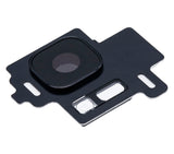 Replacement Back Camera Lens With Bezel Ring Compatible with Samsung Galaxy S8 (Midnight Black)