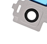 Replacement Back Camera Lens With Bezel Ring Compatible with Samsung Galaxy S8 (Arctic Silver)