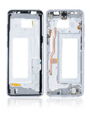 Replacement Mid-Frame Housing Compatible with Samsung Galaxy S8 (With Small Parts) (Arctic Silver)