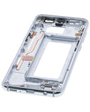 Replacement Mid-Frame Housing Compatible with Samsung Galaxy S8 (With Small Parts) (Arctic Silver)