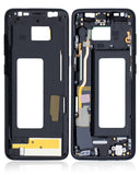 Replacement Mid-Frame Housing Compatible with Samsung Galaxy S8 (With Small Parts) (Midnight Black)