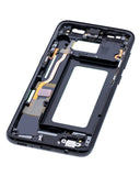 Replacement Mid-Frame Housing Compatible with Samsung Galaxy S8 (With Small Parts) (Midnight Black)