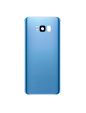 Replacement Back Cover Glass With Camera Lens Compatible with Samsung Galaxy S8 Plus (No Logo) (Aftermarket Plus) (Coral Blue)