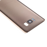 Replacement Back Cover Glass With Camera Lens Compatible with Samsung Galaxy S8 (No Logo) (Aftermarket Plus) (Maple Gold)