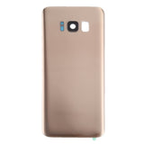 Replacement Back Cover Glass With Camera Lens Compatible with Samsung Galaxy S8 (No Logo) (Aftermarket Plus) (Maple Gold)