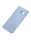 Replacement Back Cover Glass With Camera Lens Compatible with Samsung Galaxy S8 (No Logo) (Aftermarket Plus) (Coral Blue)