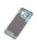 Replacement Back Cover Glass With Camera Lens Compatible with Samsung Galaxy S8 (No Logo) (Aftermarket Plus) (Coral Blue)
