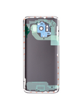 Replacement Back Cover Glass With Camera Lens Compatible with Samsung Galaxy S8 (No Logo) (Aftermarket Plus) (Coral Blue)