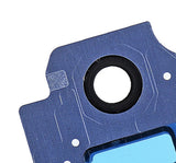 Replacement Back Camera Lens With Bezel Ring Compatible with Samsung Galaxy S8 Plus (Blue)