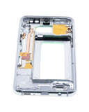 Replacement Mid-Frame Housing Compatible with Samsung Galaxy S8 Plus (With Small Parts) (Artic Silver)