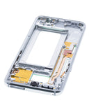 Replacement Mid-Frame Housing Compatible with Samsung Galaxy S8 Plus (With Small Parts) (Artic Silver)