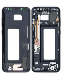 Replacement Mid-Frame Housing Compatible with Samsung Galaxy S8 Plus (With Small Parts) (Midnight Black)