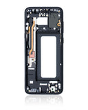 Replacement Mid-Frame Housing Compatible with Samsung Galaxy S8 Plus (With Small Parts) (Midnight Black)
