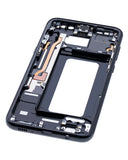 Replacement Mid-Frame Housing Compatible with Samsung Galaxy S8 Plus (With Small Parts) (Midnight Black)