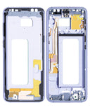 Replacement Mid-Frame Housing Compatible with Samsung Galaxy S8 Plus (With Small Parts) (Orchid Gray)
