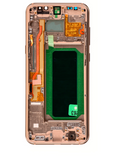 Replacement OLED Assembly With Frame Compatible with Samsung Galaxy S8 (Service Pack) (Maple Gold)