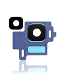 Replacement Back Camera Lens With Bezel Ring Compatible with Samsung Galaxy S8 (Blue)