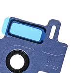 Replacement Back Camera Lens With Bezel Ring Compatible with Samsung Galaxy S8 (Blue)
