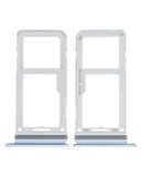 Replacement Dual Sim Card Tray Compatible with Samsung Galaxy S8 / S8 Plus (Coral Blue)