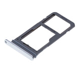 Replacement Dual Sim Card Tray Compatible with Samsung Galaxy S8 / S8 Plus (Arctic Silver)
