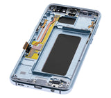 Replacement OLED Assembly With Frame Compatible with Samsung Galaxy S8 Plus (Refurbished) (Coral Blue)