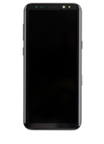 Replacement OLED Assembly With Frame Compatible with Samsung Galaxy S8 Plus (Refurbished) (Orchid Gray)