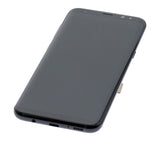 Replacement OLED Assembly With Frame Compatible with Samsung Galaxy S8 Plus (Refurbished) (Midnight Black)