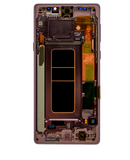 Replacement OLED Assembly With Frame Compatible with Samsung Galaxy Note 9 (Service Pack) (Metallic Copper)