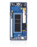 Replacement OLED Assembly With Frame Compatible with Samsung Galaxy Note 9 (Refurbished) (Ocean Blue)