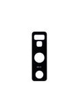 Replacement Back Camera Lens (Glass Only) With Adhesive Compatible with Samsung Galaxy Note 9 (Ocean Blue)