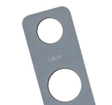 Replacement Back Camera Lens With Bracket / Bezel Compatible with Samsung Galaxy Note 9 (Cloud Silver)