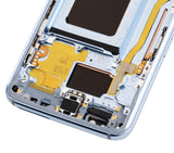 Replacement OLED Assembly With Frame Compatible with Samsung Galaxy S8 (Refurbished) (Coral Blue)