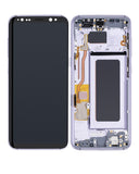 Replacement OLED Assembly With Frame Compatible with Samsung Galaxy S8 (Refurbished) (Orchid Gray)