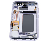 Replacement OLED Assembly With Frame Compatible with Samsung Galaxy S8 (Refurbished) (Orchid Gray)