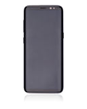 Replacement OLED Assembly With Frame Compatible with Samsung Galaxy S8 (Refurbished) (Midnight Black)