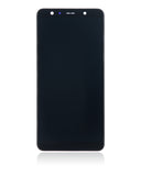 Replacement OLED Assembly With Frame Compatible with Samsung Galaxy A7 (A750 / 2018) (Aftermarket Plus) (Black)