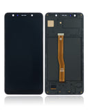 Replacement OLED Assembly With Frame Compatible with Samsung Galaxy A7 (A750 / 2018) (Aftermarket Plus) (Black)