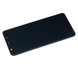 Replacement OLED Assembly With Frame Compatible with Samsung Galaxy A7 (A750 / 2018) (Aftermarket Plus) (Black)
