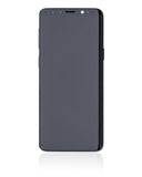 Replacement OLED Assembly With Frame Compatible with Samsung Galaxy S9 (Service Pack) (Midnight Black)