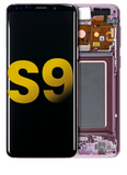 Replacement OLED Assembly With Frame Compatible with Samsung Galaxy S9 (Service Pack) (Lilac Purple)