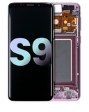 Replacement OLED Assembly With Frame Compatible with Samsung Galaxy S9 (Service Pack) (Lilac Purple)