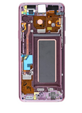 Replacement OLED Assembly With Frame Compatible with Samsung Galaxy S9 (Service Pack) (Lilac Purple)