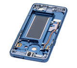 Replacement OLED Assembly With Frame Compatible with Samsung Galaxy S9 (Service Pack) (Coral Blue)