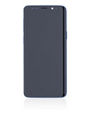 Replacement OLED Assembly With Frame Compatible with Samsung Galaxy S9 (Refurbished) (Coral Blue)