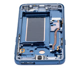 Replacement OLED Assembly With Frame Compatible with Samsung Galaxy S9 (Refurbished) (Coral Blue)