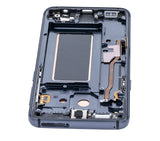 Replacement OLED Assembly With Frame Compatible with Samsung Galaxy S9 (Refurbished) (Titanium Gray)