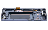 Replacement OLED Assembly With Frame Compatible with Samsung Galaxy S9 (Refurbished) (Titanium Gray)