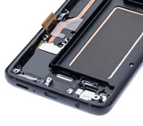 Replacement OLED Assembly With Frame Compatible with Samsung Galaxy S9 (Refurbished) (Midnight Black)