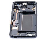 Replacement OLED Assembly With Frame Compatible with Samsung Galaxy S9 (Refurbished) (Midnight Black)